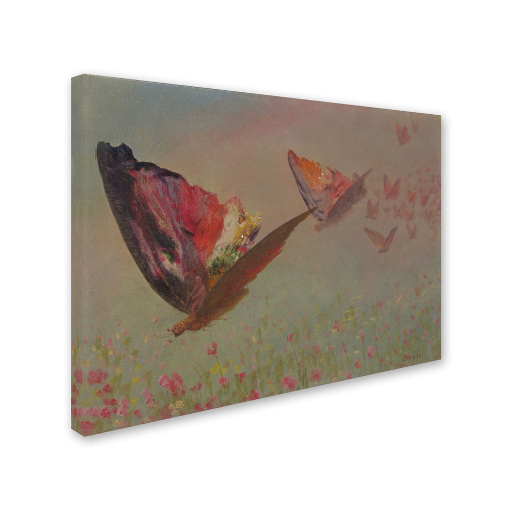 Albert Bierstadt Butterflies With Riders Canvas Art 18 x 24 Image 2