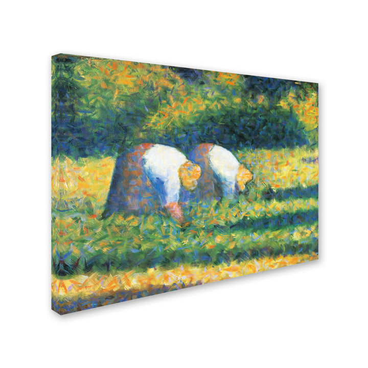 Georges Seurat Farmers at Work 1882 Canvas Art 18 x 24 Image 2