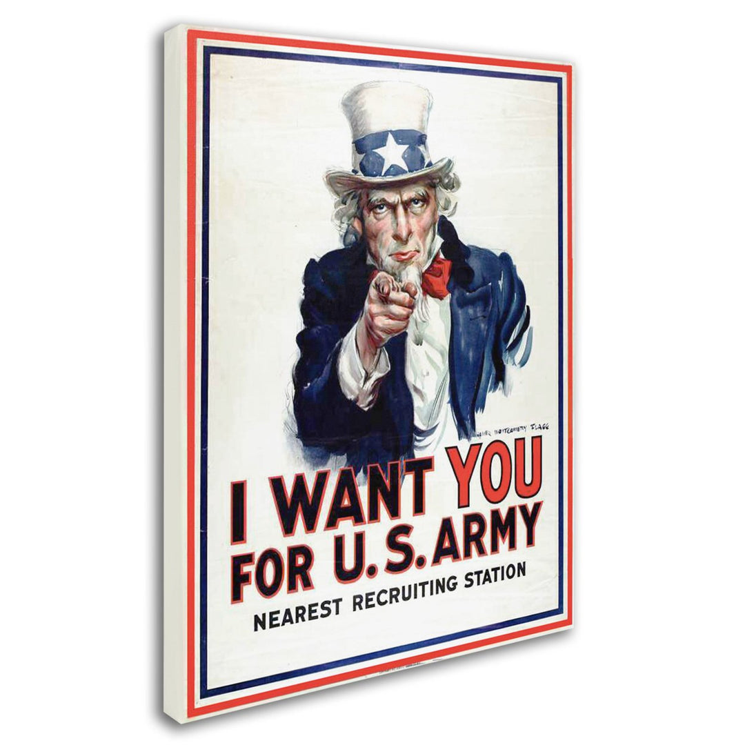 James Montgomery Flagg I Want You Canvas Art 18 x 24 Image 2