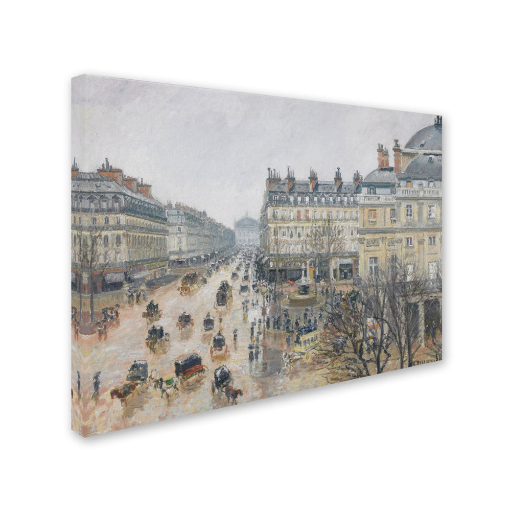 Camille Pissarro Place du Theatre Francais 1898 Canvas Art 18 x 24 Image 2