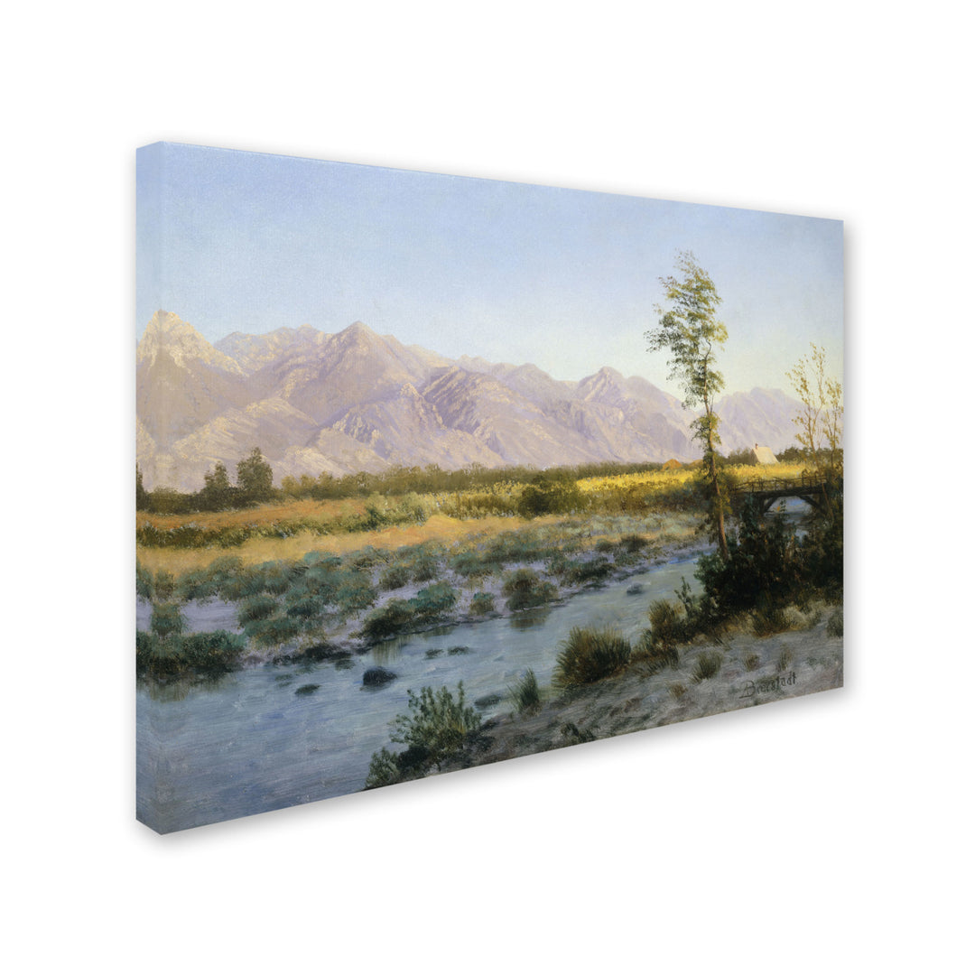Albert Bierstadt Prairie Landscape Canvas Art 18 x 24 Image 2
