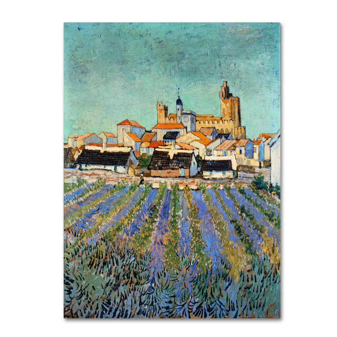 Vincent van Gogh Saintes Maries de la Mer Canvas Art 18 x 24 Image 1