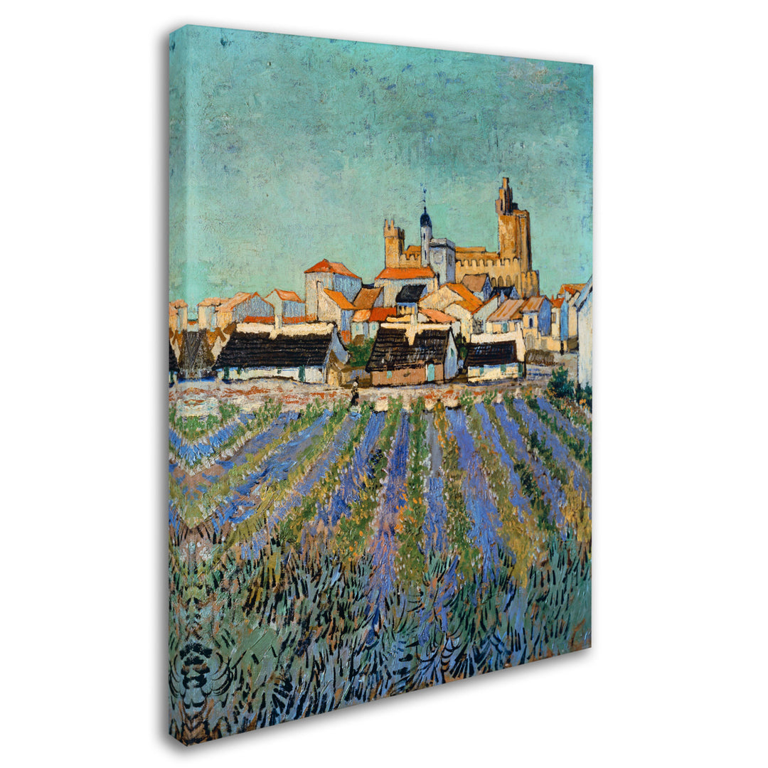 Vincent van Gogh Saintes Maries de la Mer Canvas Art 18 x 24 Image 2