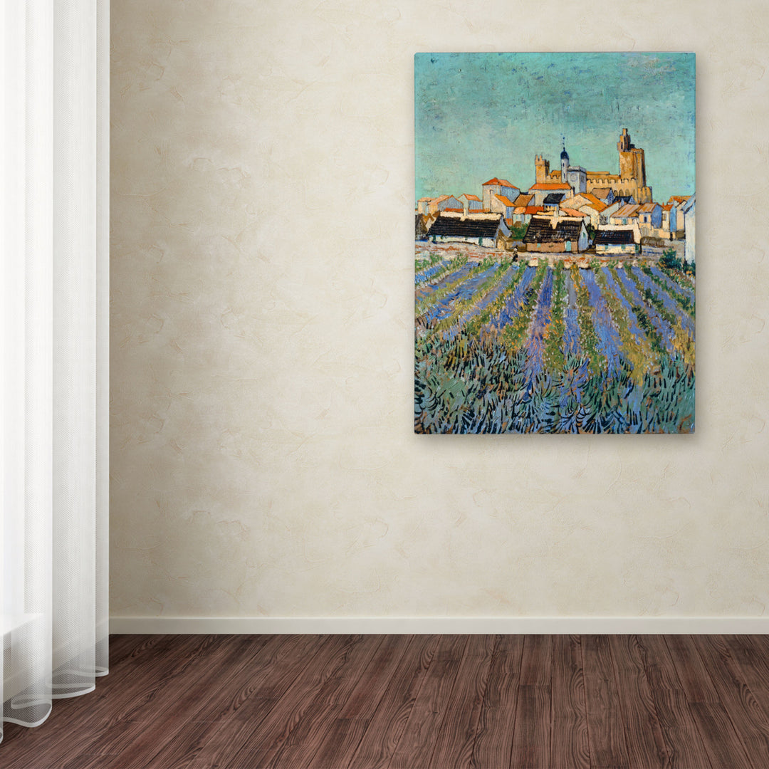 Vincent van Gogh Saintes Maries de la Mer Canvas Art 18 x 24 Image 3