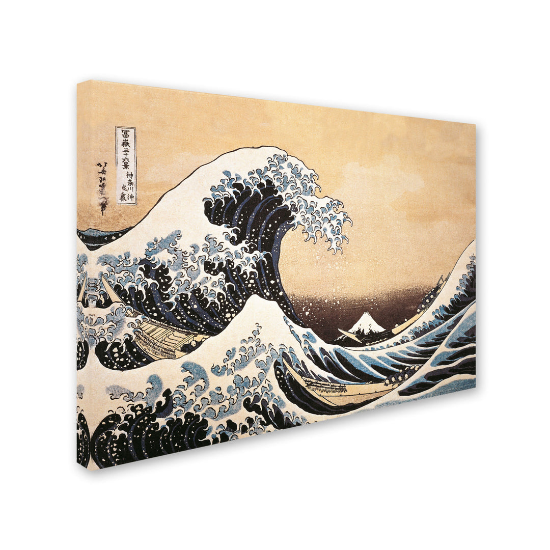 Katsushika Hokusai The Great Wave off Kanagawa Canvas Art 18 x 24 Image 2