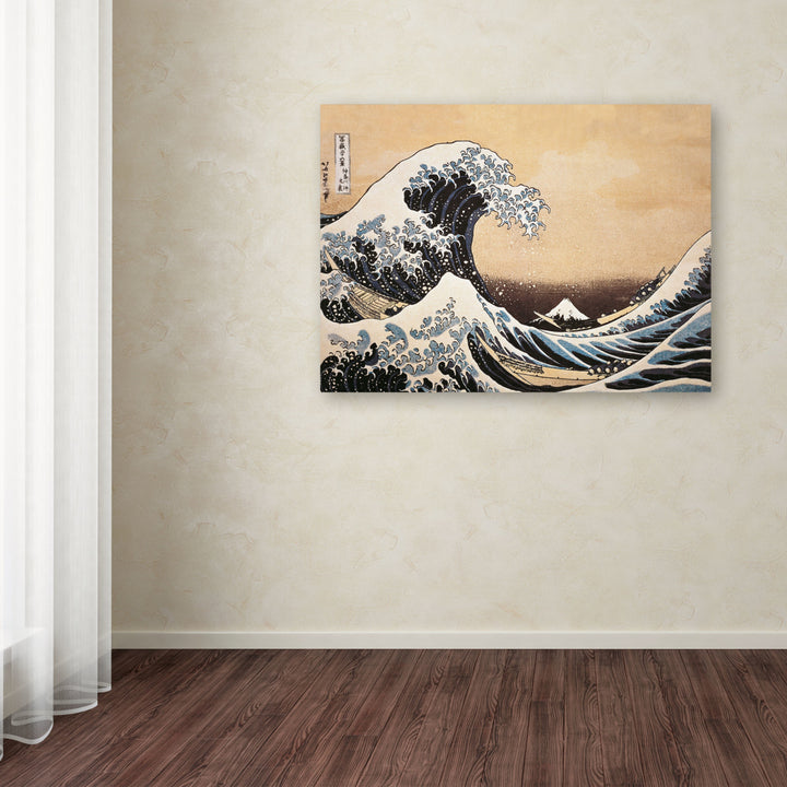 Katsushika Hokusai The Great Wave off Kanagawa Canvas Art 18 x 24 Image 3