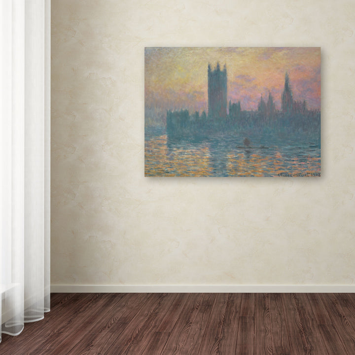 Claude Monet The Houses of Parliament Sunset Canvas Art 18 x 24 Image 3