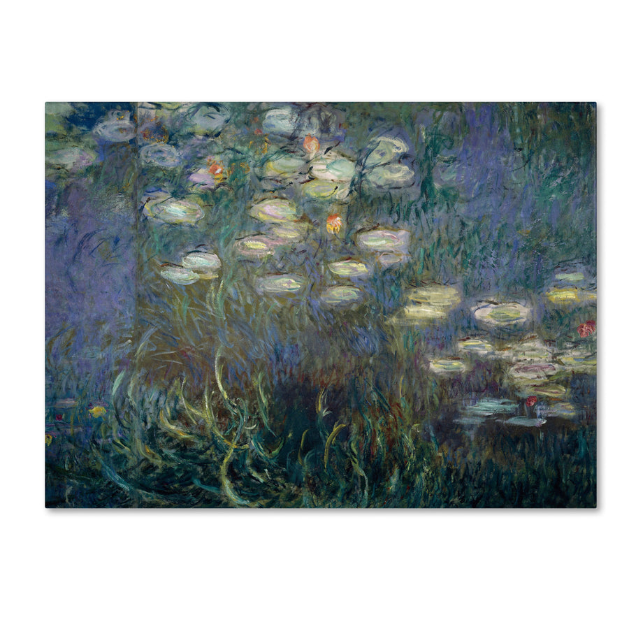 Claude Monet Water Lilies 1840-1926 Canvas Art 18 x 24 Image 1