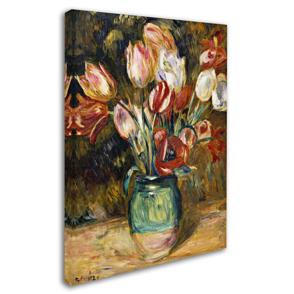 Pierre Renoir Vase de Fleurs 1888-89 Canvas Art 18 x 24 Image 2