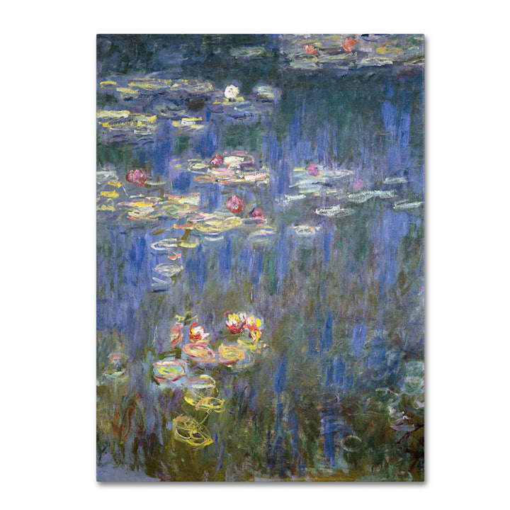 Claude Monet Water Lilies IV 1840-1926 Canvas Art 18 x 24 Image 1