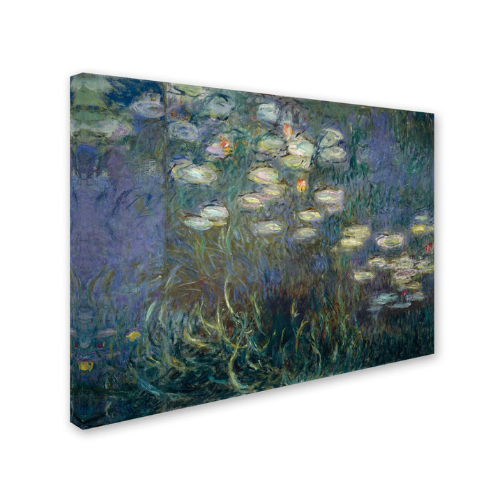 Claude Monet Water Lilies 1840-1926 Canvas Art 18 x 24 Image 2
