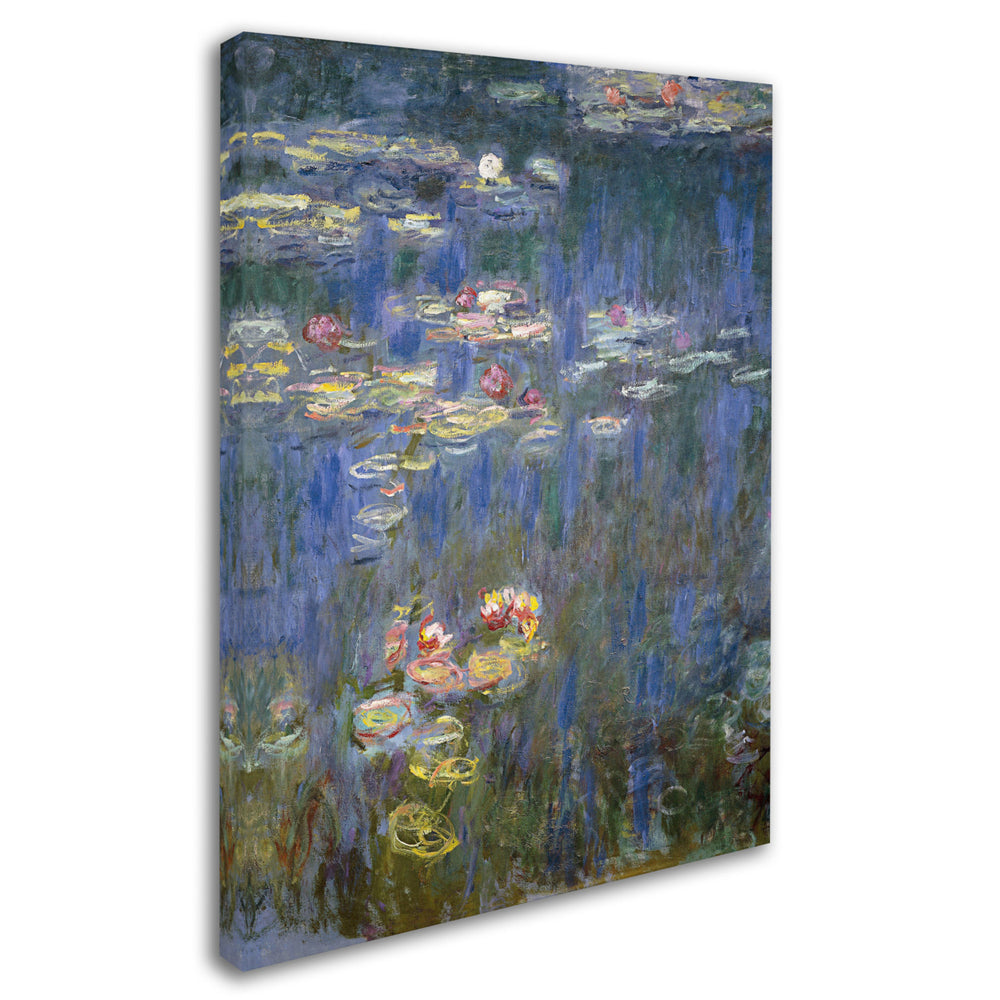 Claude Monet Water Lilies IV 1840-1926 Canvas Art 18 x 24 Image 2