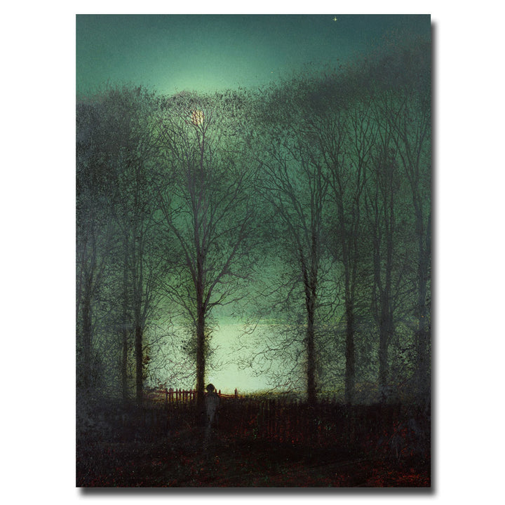 John Atkinson Grimshaw Figure in the Moonlight Canvas Art 18 x 24 Image 1