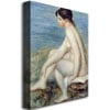 Pierre Auguste Renoir Seated Bather Canvas Art 18 x 24 Image 2