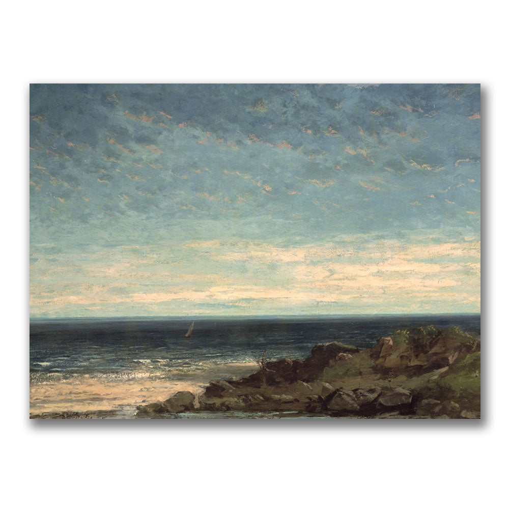 Gustave Courbet The Sea Canvas Art 18 x 24 Image 1