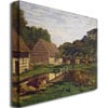 Claude Monet A Farmyard in Normandy, 1863 Canvas Art 18 x 24 Image 2