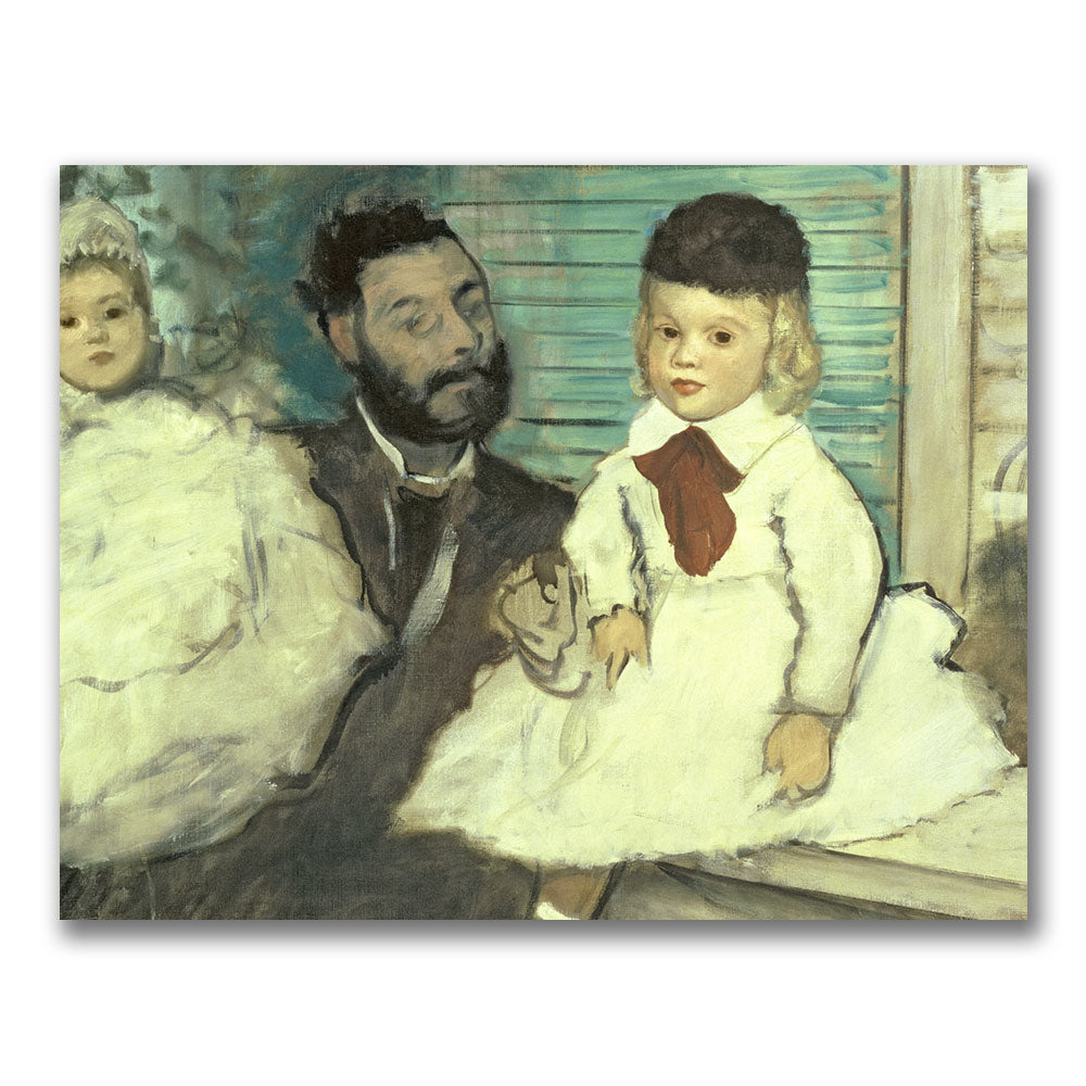 Edgar Degas Comte Le Pic and his Sons Canvas Art 18 x 24 Image 1