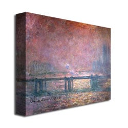 Claude Monet The Thames at Charing Cross Canvas Art 18 x 24 Image 3