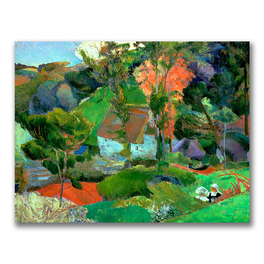 Paul Gauguin Landscape at Pont Aven Canvas Art 18 x 24 Image 1