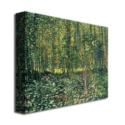 Vincent Van Gogh Trees and Undergrowth,  1887 Canvas Art 18 x 24 Image 3