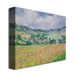 Claude Monet The Poppy Field near Giverny Canvas Art 18 x 24 Image 2