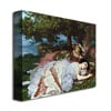 Gustave Courbet Girls on the Banks of the Seine Canvas Art 18 x 24 Image 2