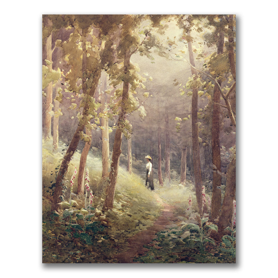 John Faraquharson A Woodland Glade Canvas Art 18 x 24 Image 1
