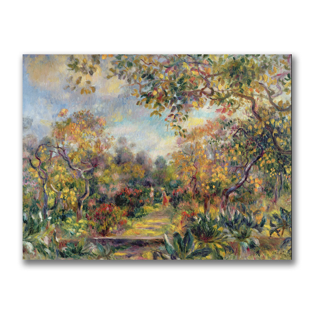 Pierre Renoir Landscape at Beaulieu Canvas Art 18 x 24 Image 1