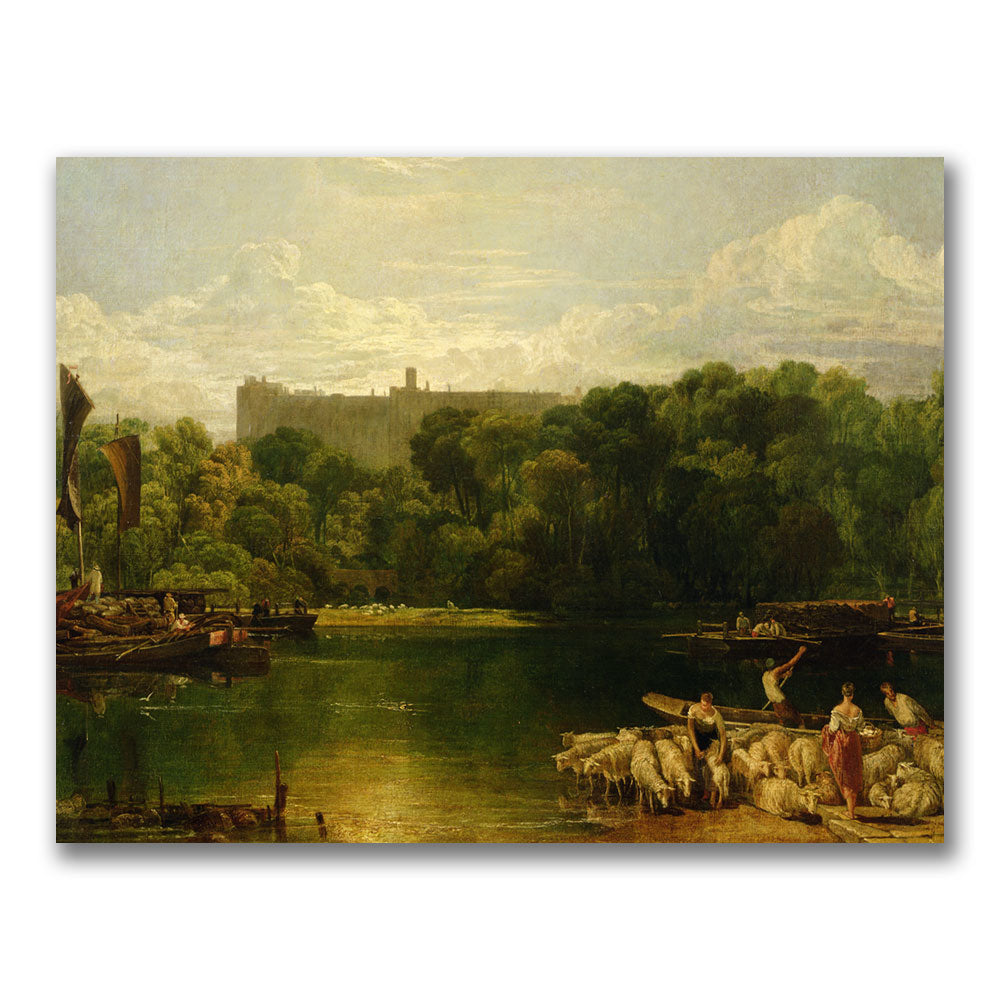 Joseph Turner Windsor Castle from the Thames Canvas Art 18 x 24 Image 1
