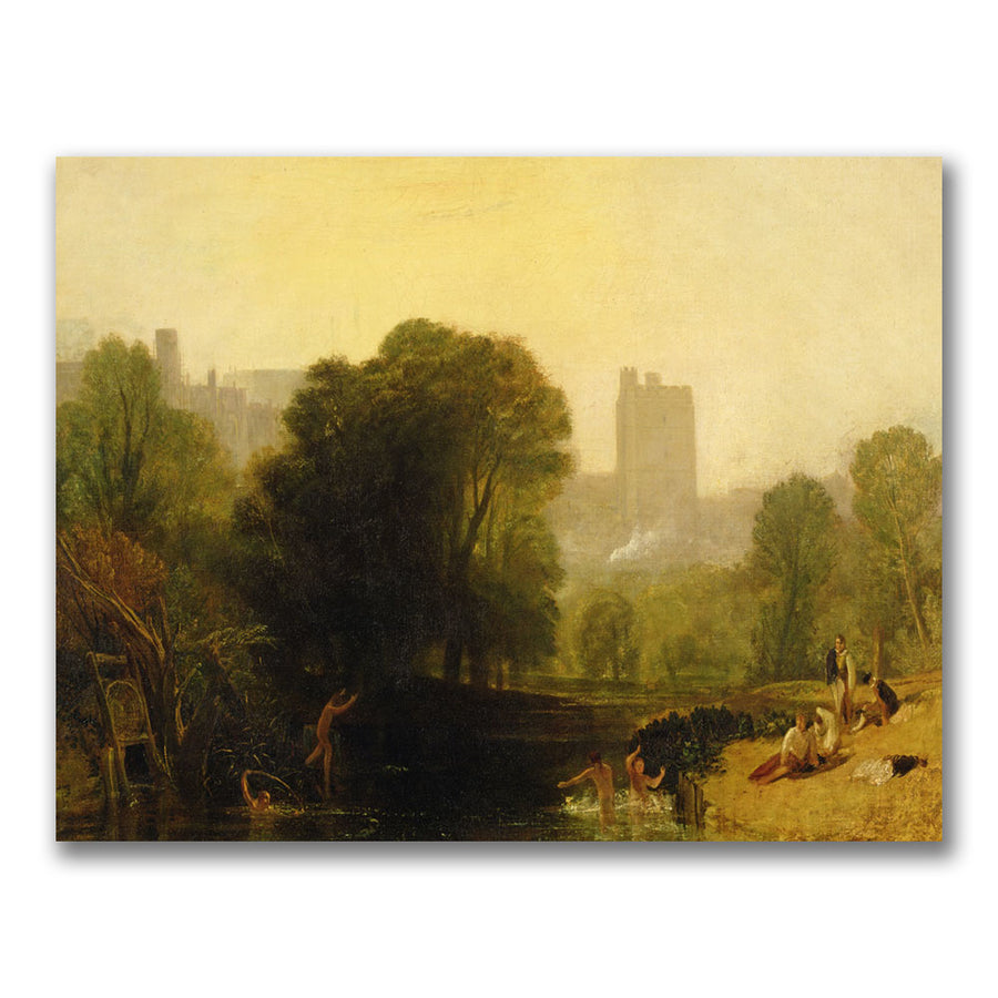 Joseph Turner Near the Thames Lock Windsor Canvas Art 18 x 24 Image 1