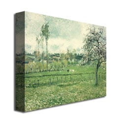 Camille Pissaro Meadow at Eragny 1885 Canvas Art 18 x 24 Image 3