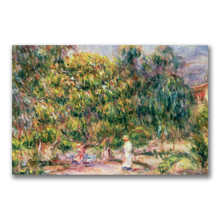 Pierre Renoir Garden of Les Colettes Canvas Art 18 x 24 Image 1