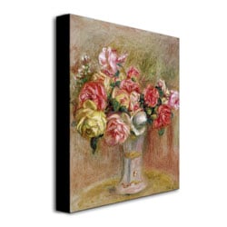 Pierre Renoir Roses in a Sevres vase Canvas Art 18 x 24 Image 3