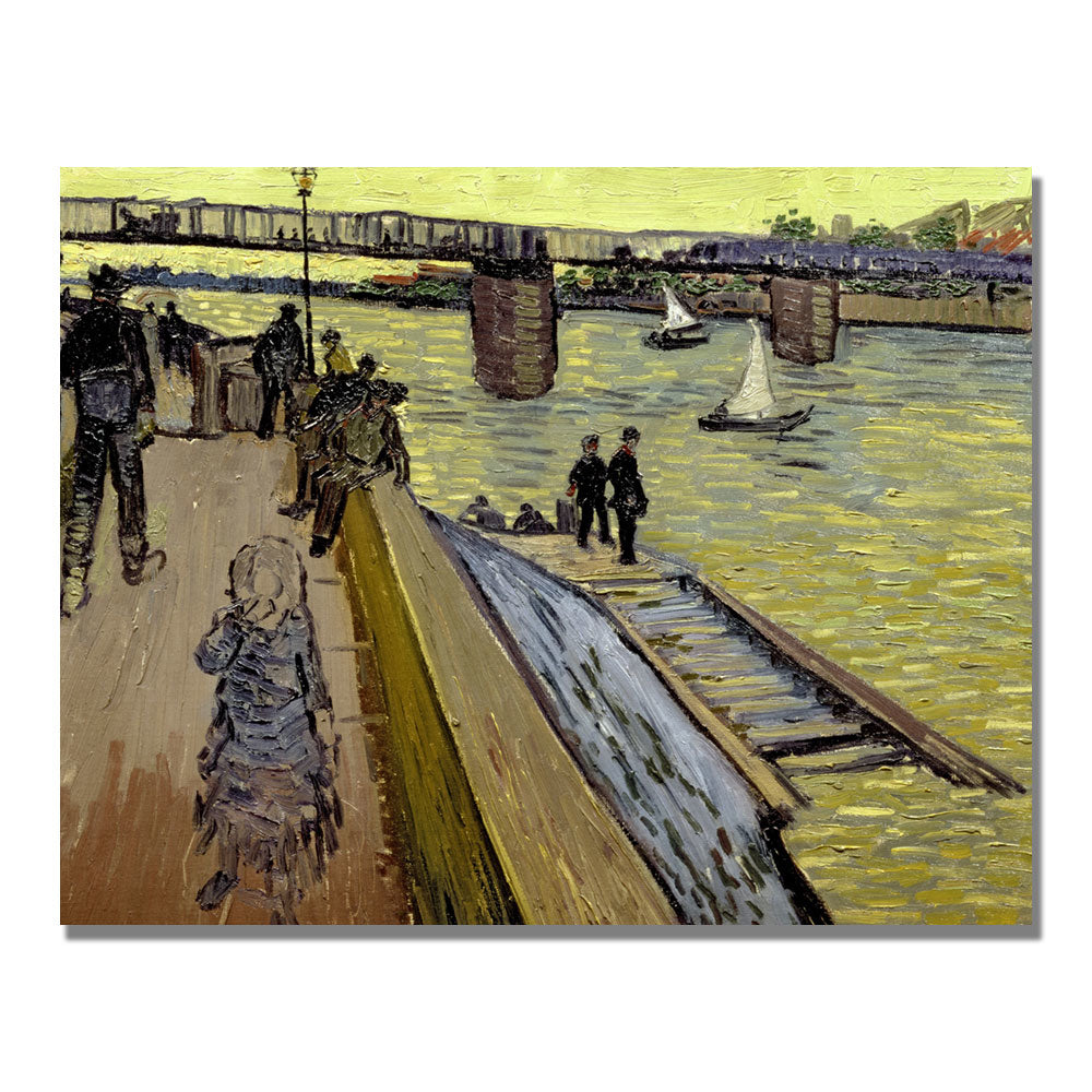 Vincent Van Gogh Le Pont De Trinquetaille Canvas Art 18 x 24 Image 1