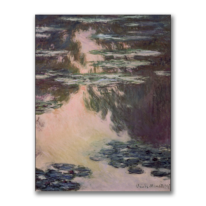 Claude Monet Waterlilies with Weeping Willows Canvas Art 18 x 24 Image 1