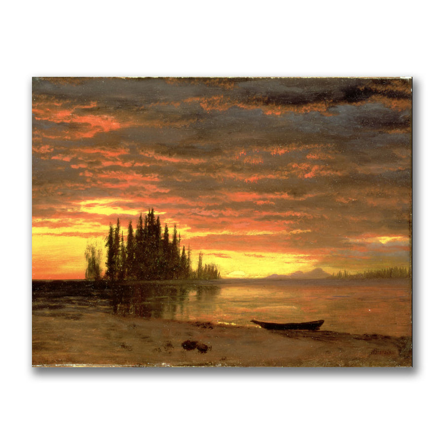 Albert Biersdant California Sunset Canvas Art 18 x 24 Image 1