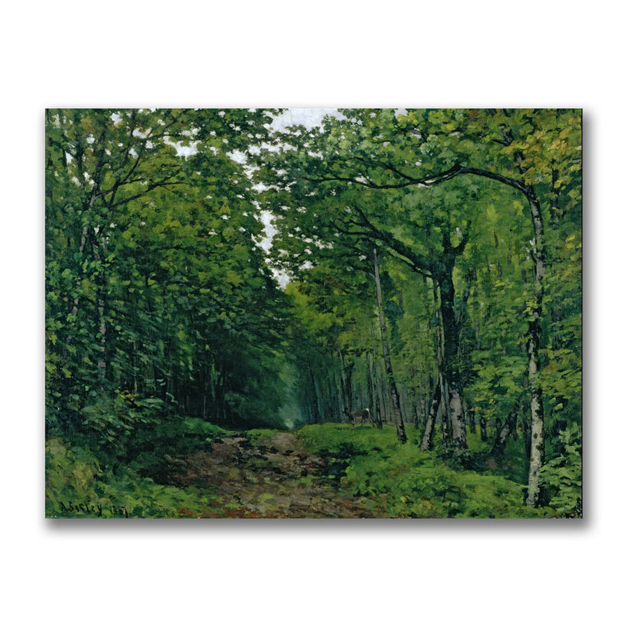Alfred Sisley The Avenue of Chestnut Trees Canvas Art 18 x 24 Image 1