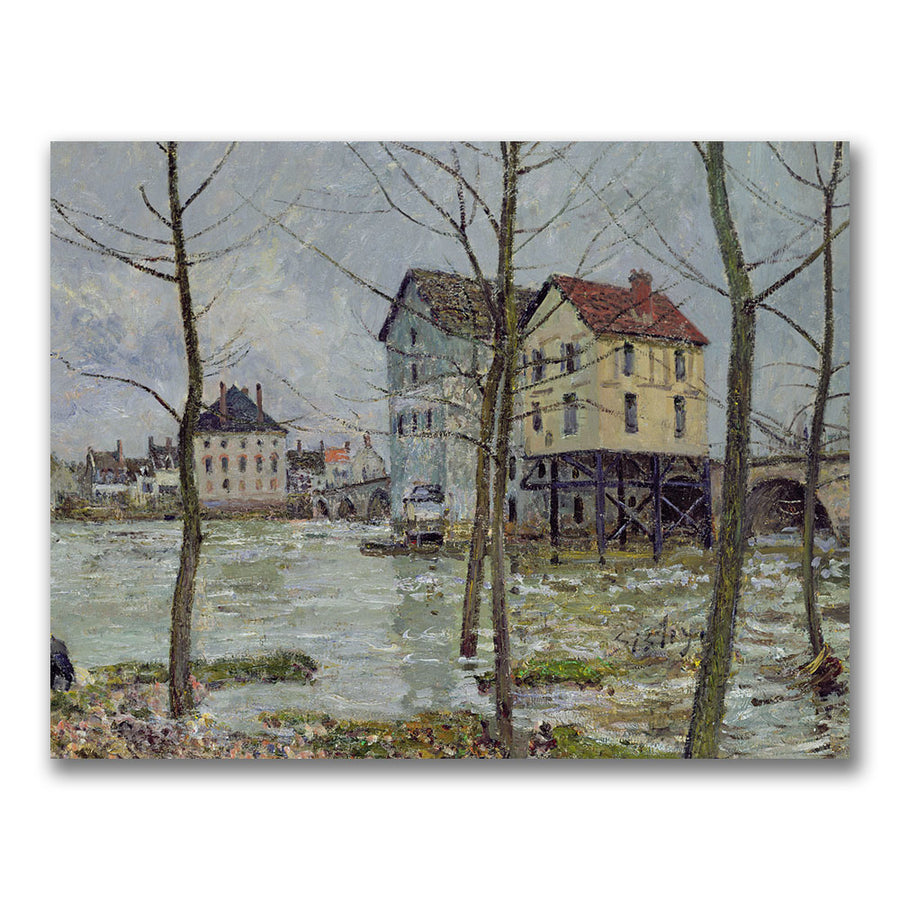 Alfred Sisley The Mills at Moret-sur-Loing Canvas Art 18 x 24 Image 1