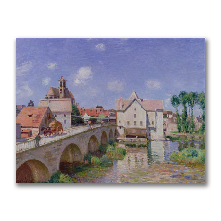 Alfred Sisley The Bridge at Moret, 1893 Canvas Art 18 x 24 Image 1