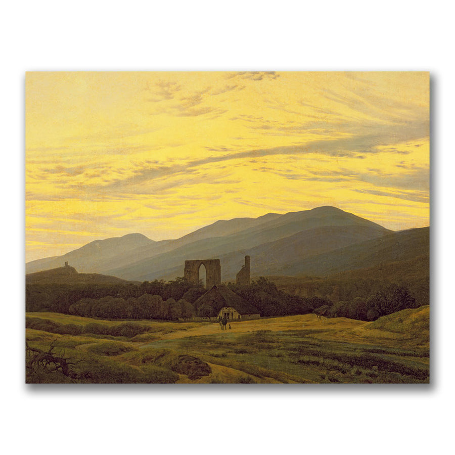 Caspar  Friedrich Ruins in the Riesengebirge Canvas Art 18 x 24 Image 1