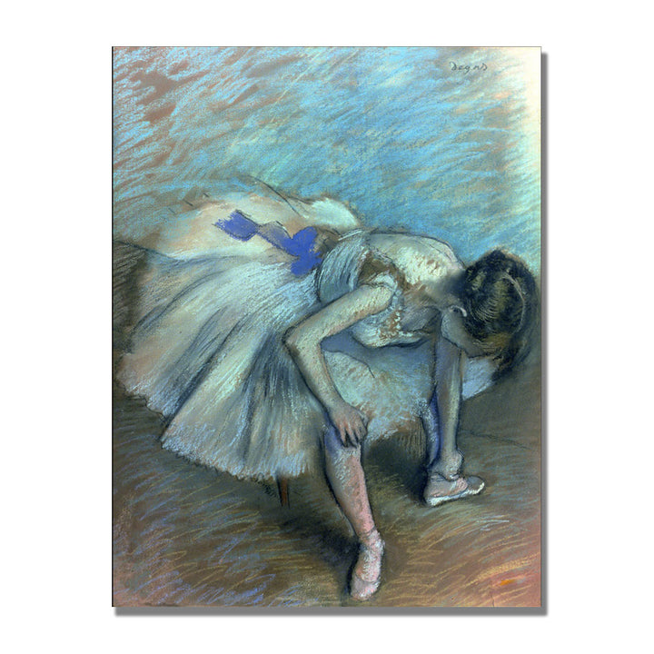 Edgar Degas Seated Dancer Canvas Art 18 x 24 Image 1