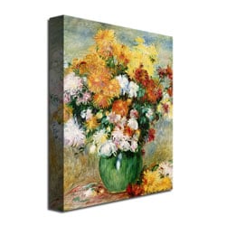 Pierre Renoir Bouquet of Chrysanthemums Canvas Art 18 x 24 Image 3