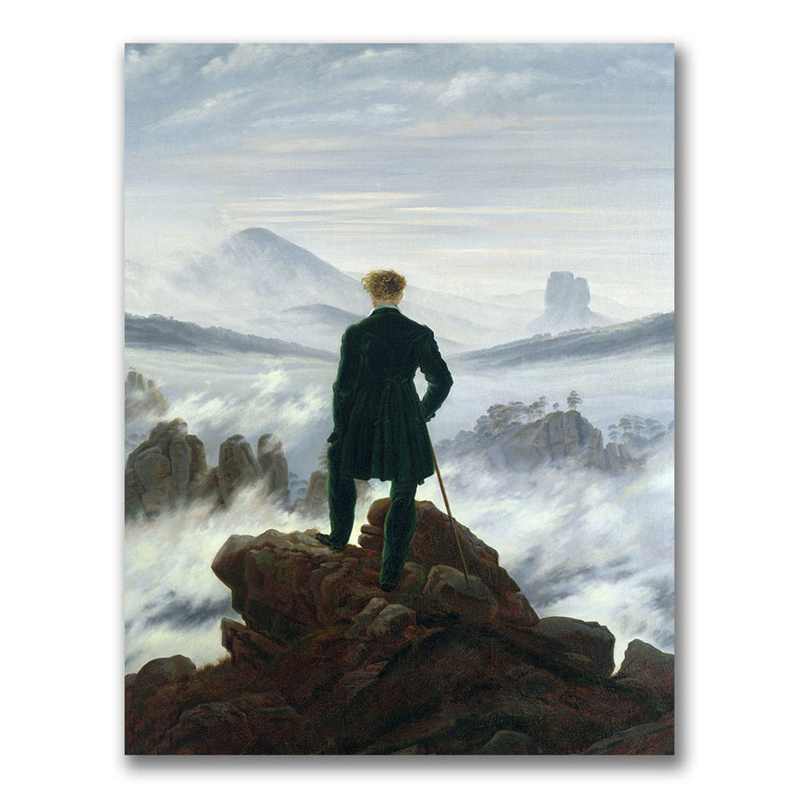 Caspar Friedrich The Wanderer Above the Fog Canvas Art 18 x 24 Image 1