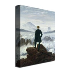 Caspar Friedrich The Wanderer Above the Fog Canvas Art 18 x 24 Image 3