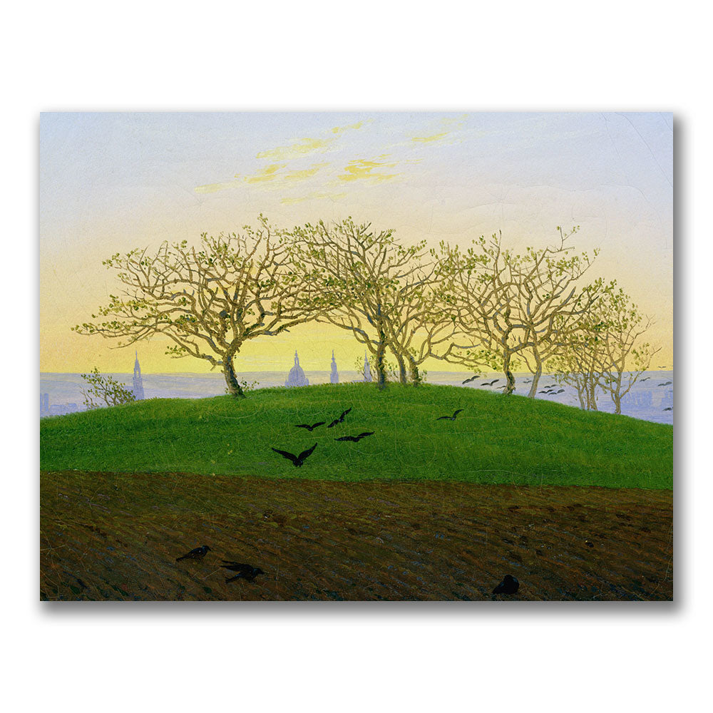 Caspar  Friedrich Hills and Ploughed Fields Canvas Art 18 x 24 Image 1