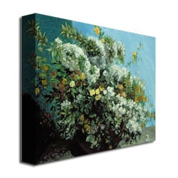 Gustave Courbet Flowering Branches and Flowers Canvas Art 18 x 24 Image 3