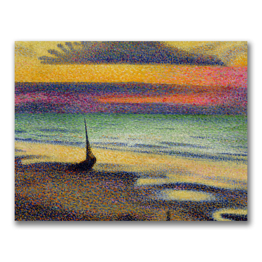 George Lemmen The Beach at Heist Canvas Art 18 x 24 Image 1