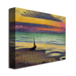 George Lemmen The Beach at Heist Canvas Art 18 x 24 Image 3