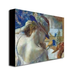 Edgar Degas In Front of the Mirror Canvas Art 18 x 24 Image 3
