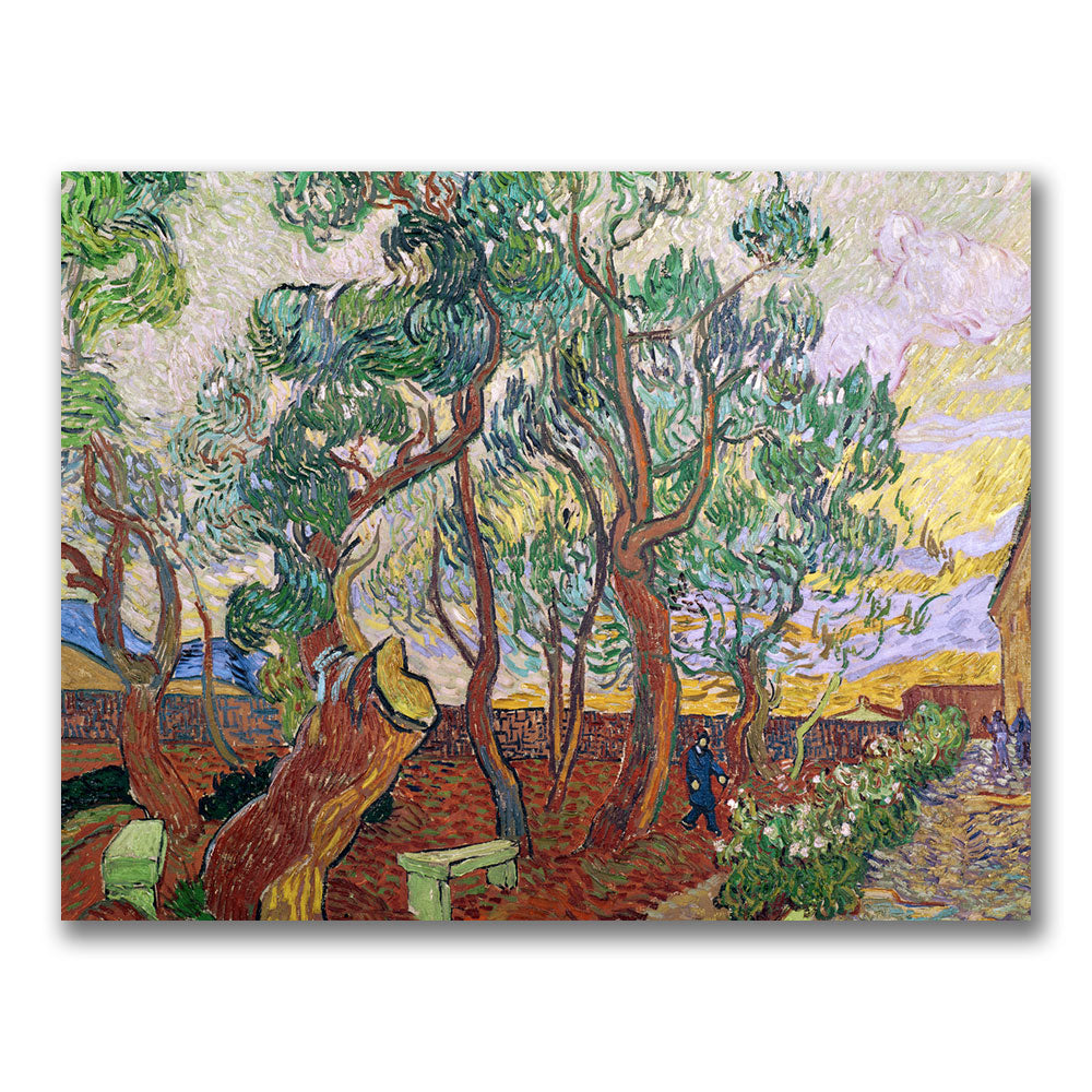 Vincent Van Gogh The Garden of St. Paul Canvas Art 18 x 24 Image 1